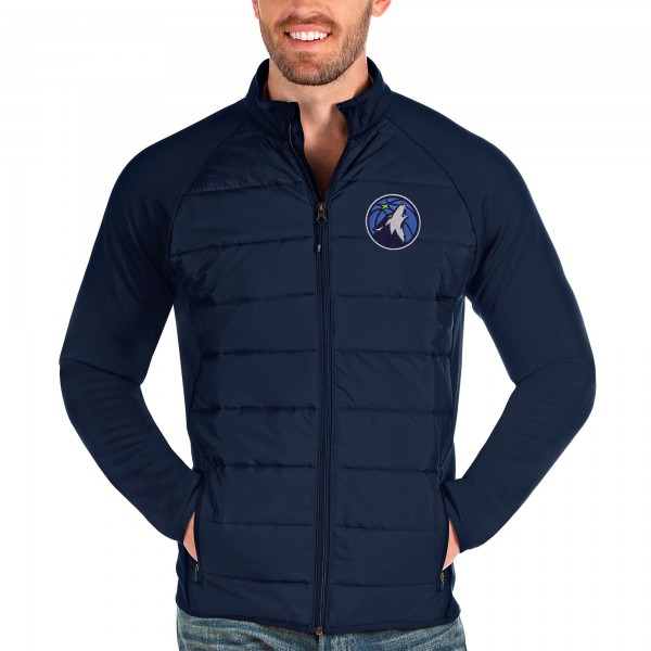 Кофта на молнии Minnesota Timberwolves Antigua Altitude - Navy