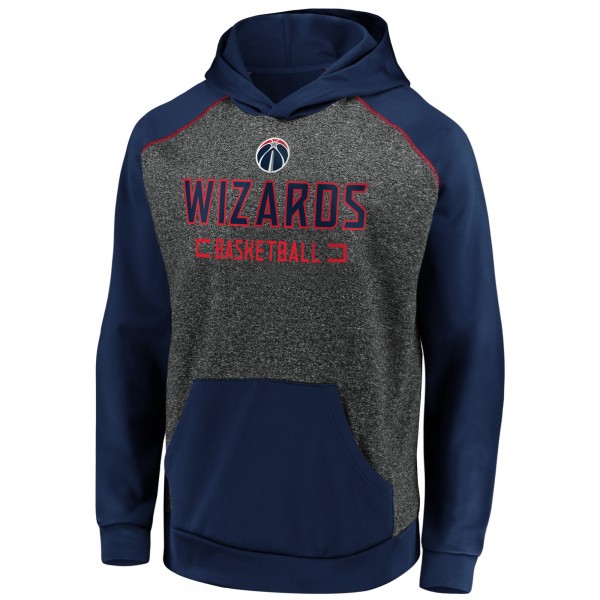 Толстовка с капюшоном Washington Wizards Game Day Ready - Heathered Charcoal/Navy - фирменная одежда NBA