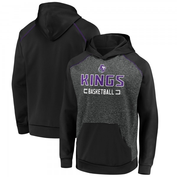 Толстовка с капюшоном Sacramento Kings Game Day Ready - Heathered Charcoal/Black - фирменная одежда NBA