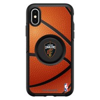 Чехол на телефон Cleveland Cavaliers OtterBox Primary Otter+Pop PopGrip Symmetry iPhone - Black
