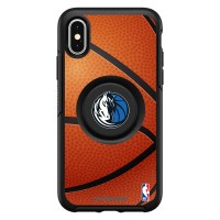 Чехол на iPhone с попсокетом Dallas Mavericks OtterBox Primary - Black