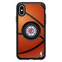 Чехол на iPhone с попсокетом LA Clippers OtterBox Primary - Black