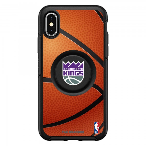 Чехол на iPhone с попсокетом Sacramento Kings OtterBox Primary - Black