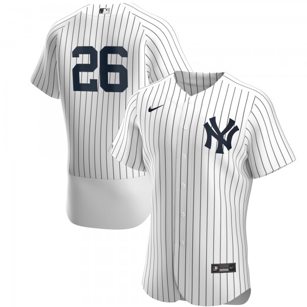 Джерси New York Yankees DJ LeMahieu Nike White/Navy Home Authentic Player