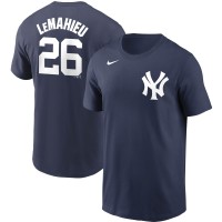 New York Yankees DJ LeMahieu Nike Navy Name & Number T-Shirt