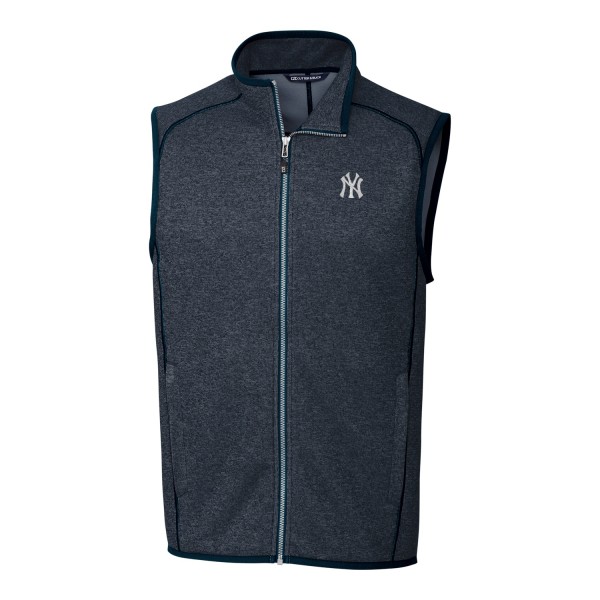 Жилетка на молнии New York Yankees Cutter & Buck Mainsail - Navy