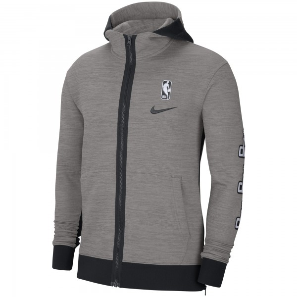 Толстовка на молнии Washington Wizards Nike Authentic Showtime Performance - Heathered Charcoal - фирменная одежда NBA