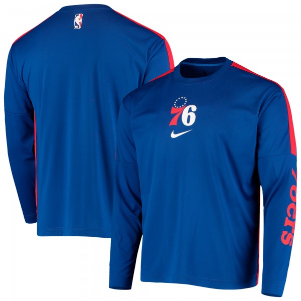 Кофта Philadelphia 76ers Nike Long Sleeve Shooting Performance - Royal
