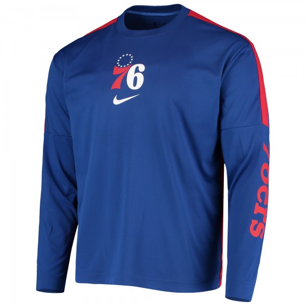 Кофта Philadelphia 76ers Nike Long Sleeve Shooting Performance - Royal