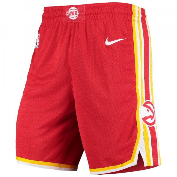Шорты Atlanta Hawks Nike Red/Gold 2020/21 Association Edition Performance Swingman - спортивная одежда НБА