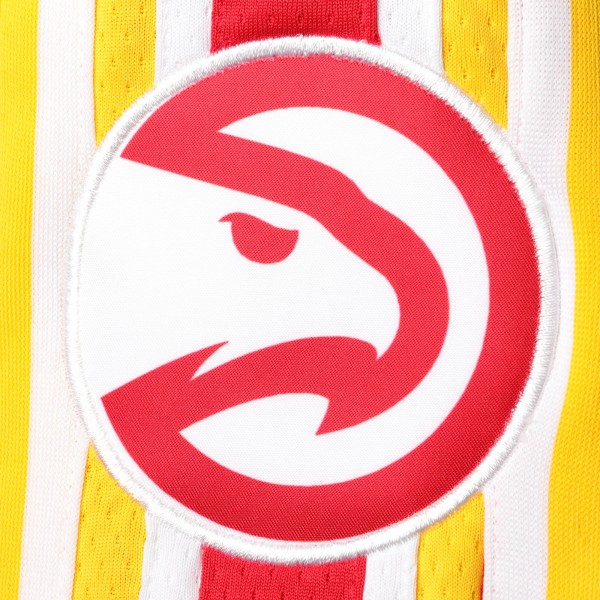Шорты Atlanta Hawks Nike Red/Gold 2020/21 Association Edition Performance Swingman - спортивная одежда НБА