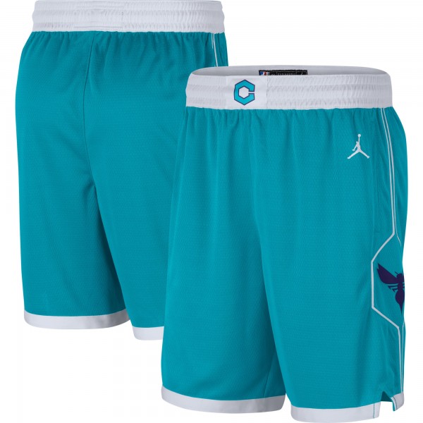 Шорты Charlotte Hornets Jordan Brand Teal/ 2020/21 Association Edition Performance Swingman