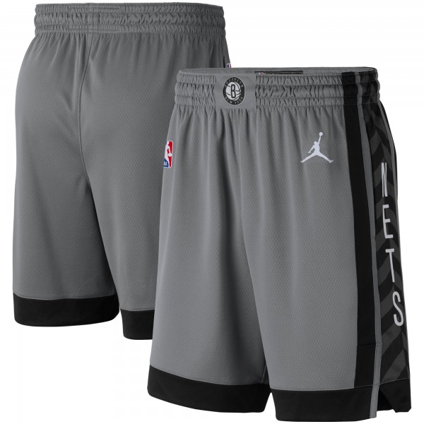 Brooklyn Nets Jordan Brand Charcoal Statement Edition Swingman Shorts