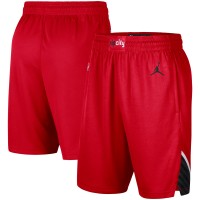 Шорты Portland Trail Blazers Jordan Brand Red/Black 2020/21 Association Edition Performance Swingman