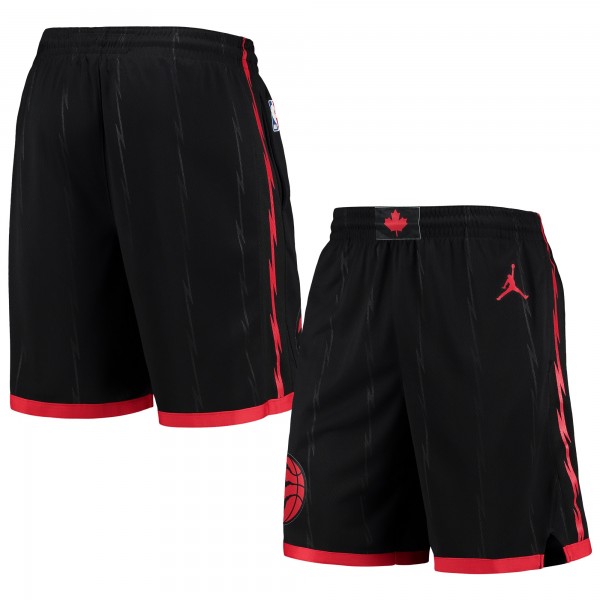 Шорты Toronto Raptors Jordan Brand Black/Red 2020/21 Association Edition Performance Swingman - спортивная одежда НБА