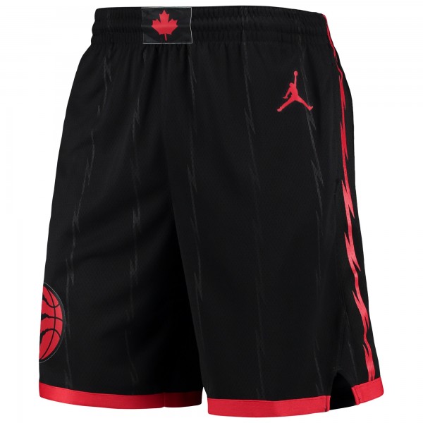 Шорты Toronto Raptors Jordan Brand Black/Red 2020/21 Association Edition Performance Swingman - спортивная одежда НБА
