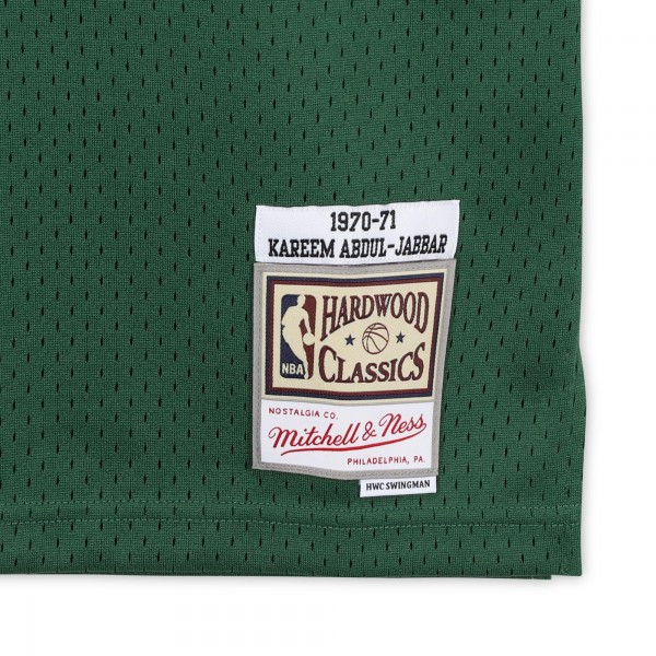Autographed Milwaukee Bucks Kareem Abdul-Jabbar Fanatics Authentic Green Mitchell and Ness 1970-71 Throwback Jersey