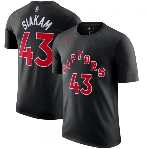 Футболка Pascal Siakam Toronto Raptors Jordan Brand 2020/21 Statement - Black