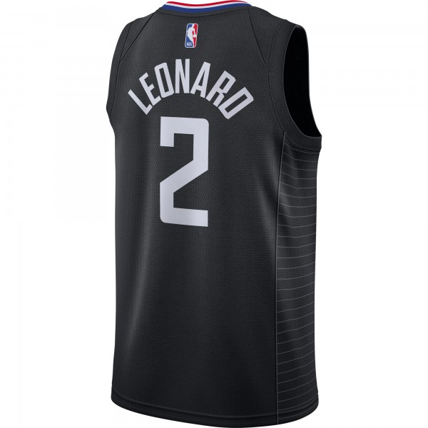 Игровая майка Kawhi Leonard LA Clippers Jordan Brand 2020/21 Swingman - Statement Edition - Black - оригинальная джерси НБА