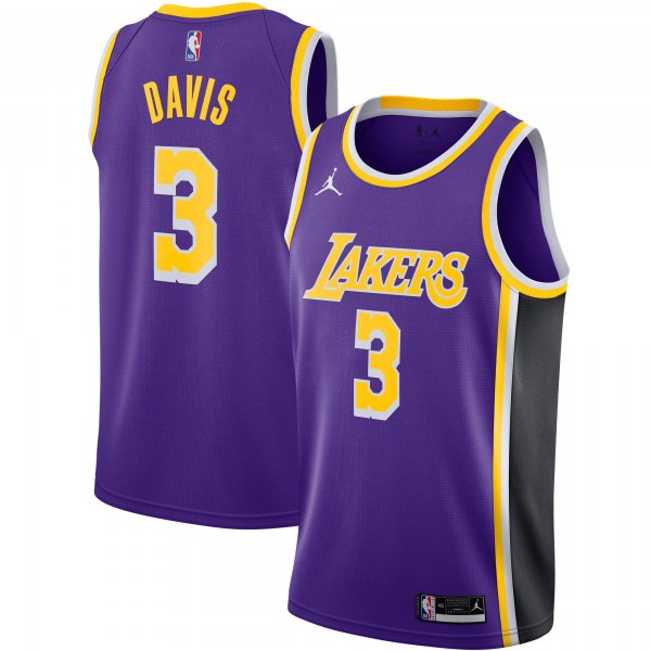 Игровая майка Anthony Davis Los Angeles Lakers Jordan Brand 2020/21 Swingman - Statement Edition - Purple - оригинальная джерси НБА