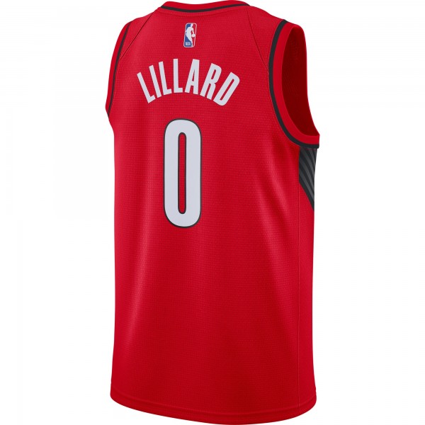 Игровая майка Damian Lillard Portland Trail Blazers Jordan Brand 2020/21 Swingman - Statement Edition - Red - оригинальная джерси НБА