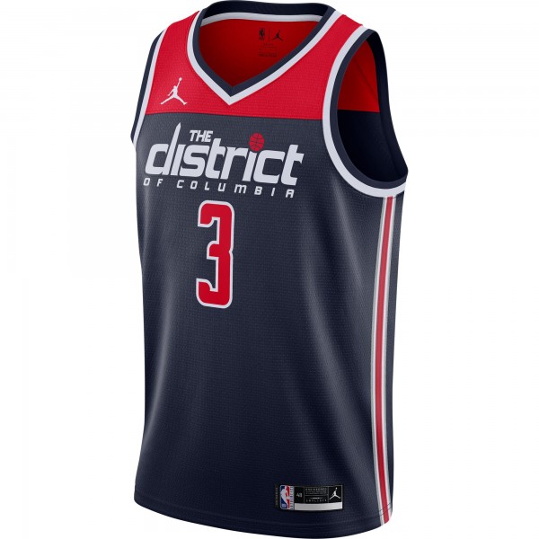 Игровая майка Bradley Beal Washington Wizards Jordan Brand 2020/21 Swingman - Statement Edition - Navy - оригинальная джерси НБА