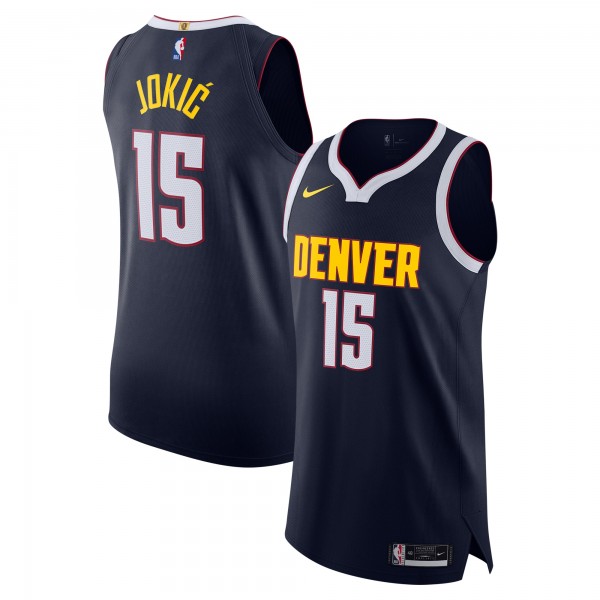 Джерси Denver Nuggets Nikola Jokic Nike Navy Authentic - Icon Edition