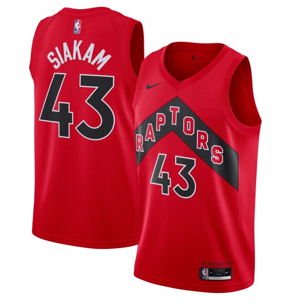 Игровая форма  Pascal Siakam Toronto Raptors Nike 2020/21 Icon Swingman - Red