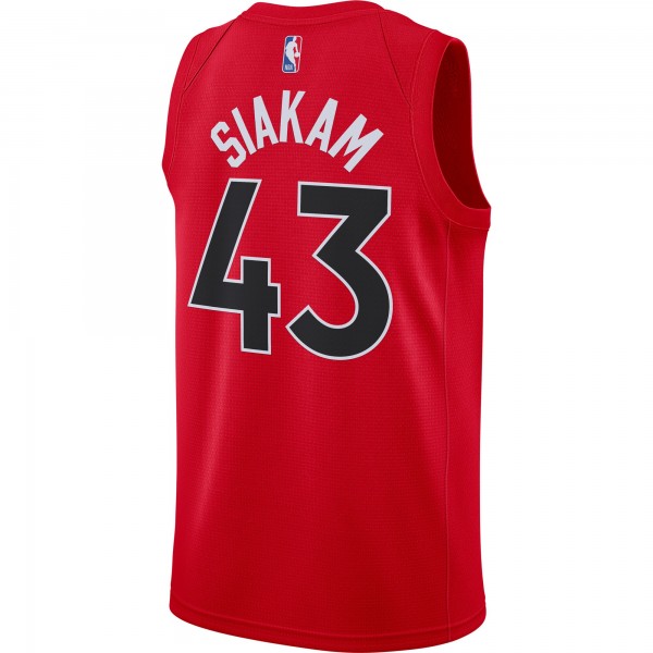 Игровая форма  Pascal Siakam Toronto Raptors Nike 2020/21 Icon Swingman - Red