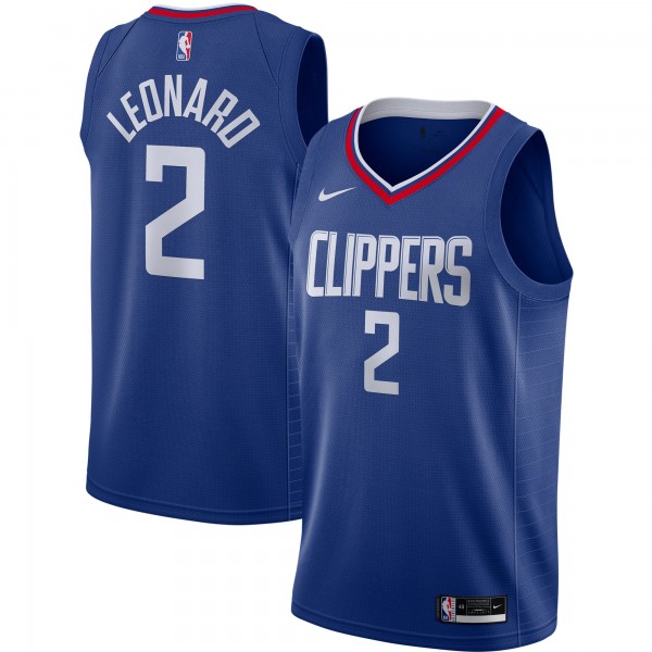 Игровая майка Kawhi Leonard LA Clippers Nike 2020/21 Swingman - Royal - Icon Edition - оригинальная джерси НБА