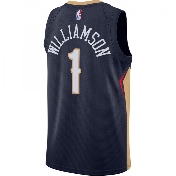 Игровая майка Zion Williamson New Orleans Pelicans Nike 2020/21 Swingman - Navy - Icon Edition - оригинальная джерси НБА