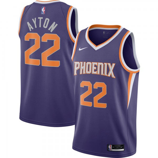 Игровая майка Deandre Ayton Phoenix Suns Nike 2020/21 Swingman - Icon Edition - Purple - оригинальная джерси НБА