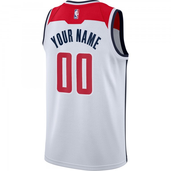 Игровая именная майка Washington Wizards Nike 2020/21 Swingman - Association Edition - White - личная джерси НБА