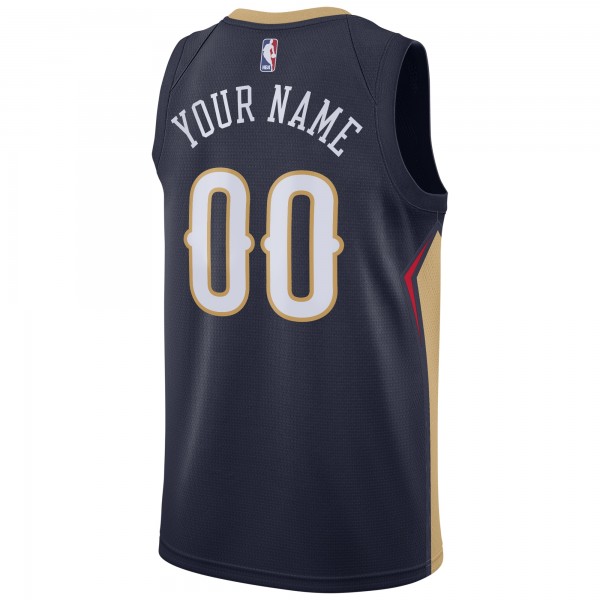 Игровая именная майка New Orleans Pelicans Nike 2020/21 Swingman - Icon Edition - Navy - личная джерси НБА