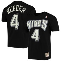 Футболка Chris Webber Sacramento Kings Mitchell & Ness Hardwood Classics - Black