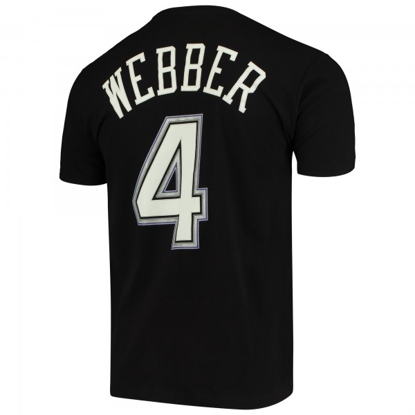 Футболка Chris Webber Sacramento Kings Mitchell & Ness Hardwood Classics - Black
