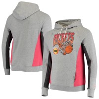 Толстовка с капюшоном Houston Rockets Homage On Fire - Gray/Red