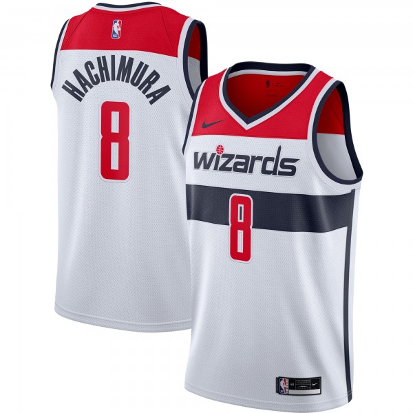 Игровая майка Rui Hachimura Washington Wizards Nike 2020/21 Swingman - White - Association Edition - оригинальная джерси НБА