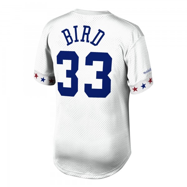 Футболка Larry Bird Mitchell & Ness Eastern Conference 1988 All-Star Hardwood Classics Mesh - White