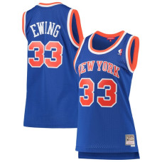 Женская джерси Patrick Ewing New York Knicks Mitchell & Ness 1991/92 Hardwood Classics Swingman - Blue