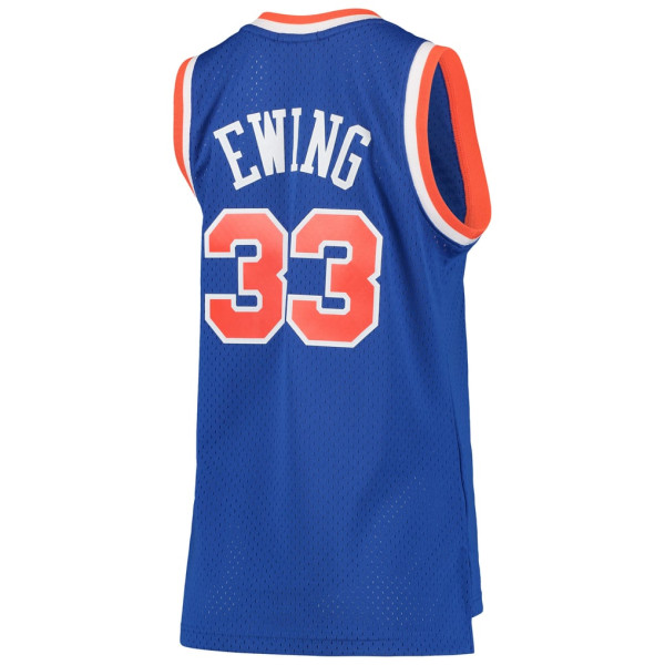 Женская джерси Patrick Ewing New York Knicks Mitchell & Ness 1991/92 Hardwood Classics Swingman - Blue