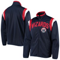 Куртка на молнии Washington Wizards G-III Sports by Carl Banks Post Up Tricot - Navy