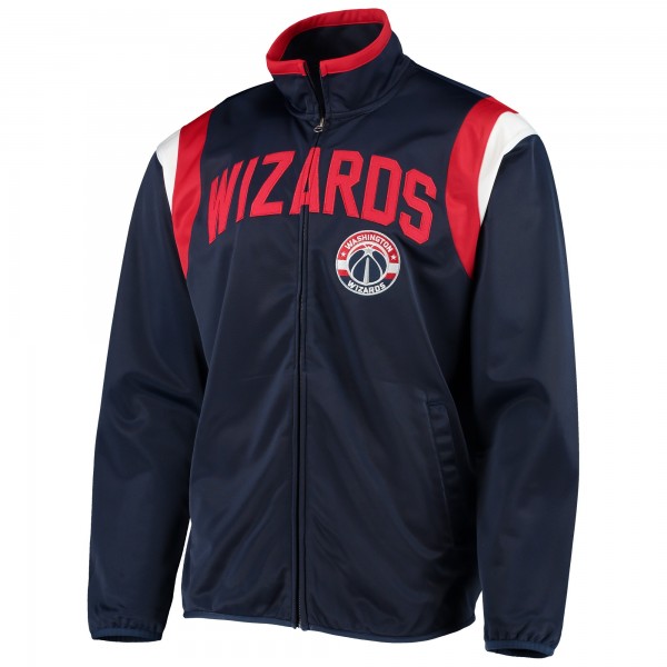 Куртка на молнии Washington Wizards G-III Sports by Carl Banks Post Up Tricot - Navy