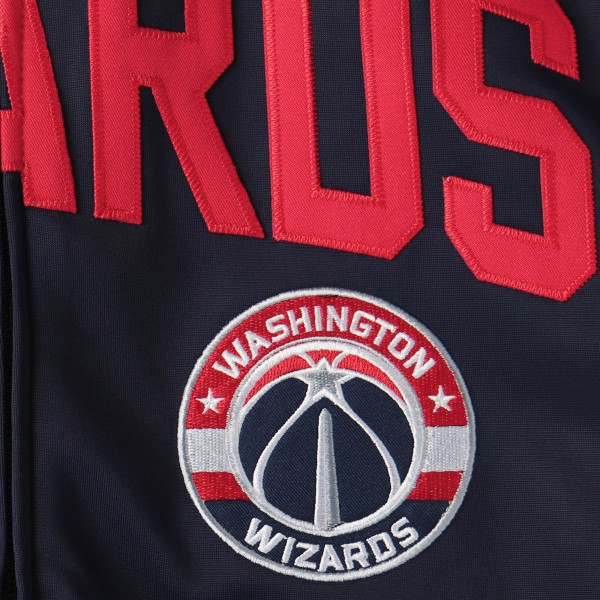 Куртка на молнии Washington Wizards G-III Sports by Carl Banks Post Up Tricot - Navy