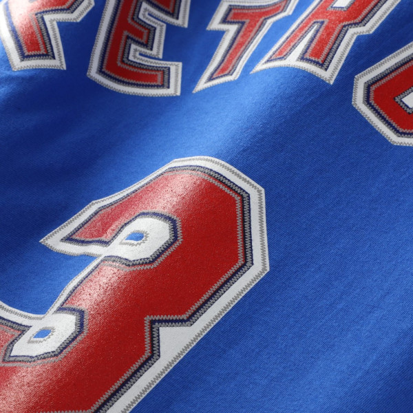 Футболка Brooklyn Nets Drazen Petrovic Mitchell & Ness Royal Hardwood Classics Name & Number