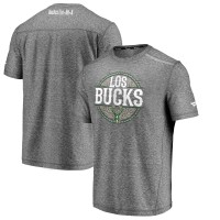 Футболка Milwaukee Bucks Noches Ene-Be-A Clutch Shooting - Heather Gray