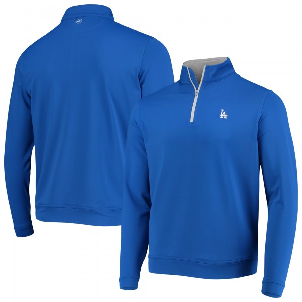 Кофта на короткой молнии Los Angeles Dodgers Peter Millar Perth Solid Stretch - Royal