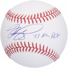 Autographed Los Angeles Dodgers Mike Piazza Fanatics Authentic Baseball with 93 NL ROY Inscription