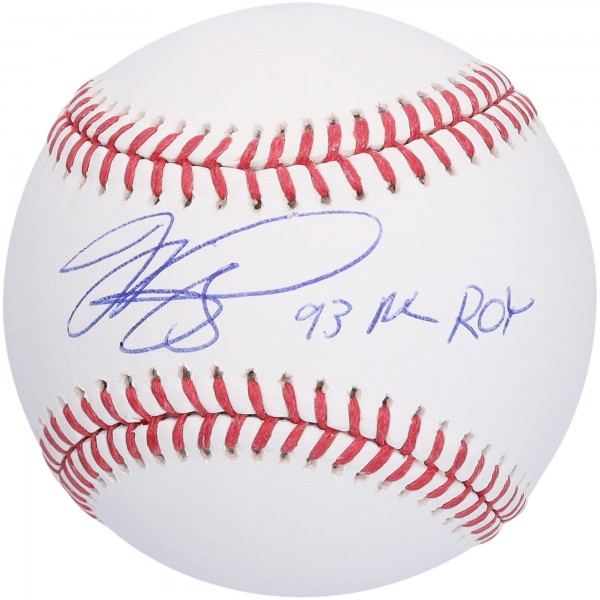 Autographed Los Angeles Dodgers Mike Piazza Fanatics Authentic Baseball with 93 NL ROY Inscription