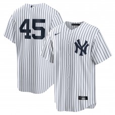 New York Yankees Gerrit Cole Nike White Home Replica Player Name Jersey